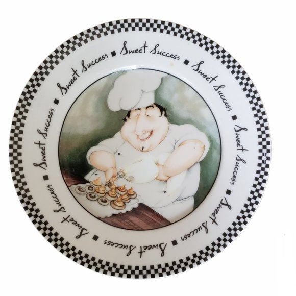 Set  of Three Mud Pie 8" Saucers - Picture 3 of 4